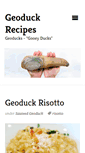 Mobile Screenshot of geoduckrecipes.com